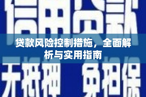 龙华新区贷款风险控制措施，全面解析与实用指南