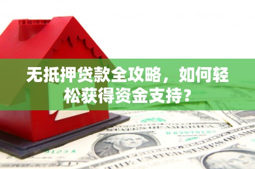 龙华新区无抵押贷款全攻略，如何轻松获得资金支持？