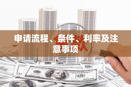 龙华新区申请流程、条件、利率及注意事项