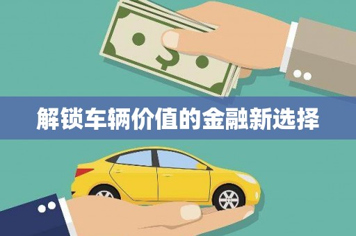 龙华新区解锁车辆价值的金融新选择