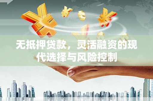 龙华新区无抵押贷款，灵活融资的现代选择与风险控制