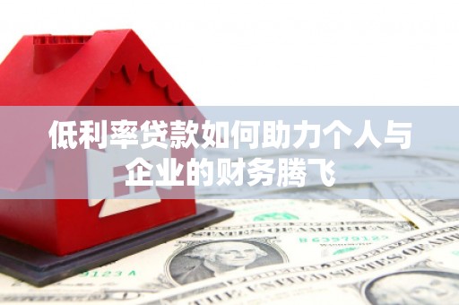 龙华新区低利率贷款如何助力个人与企业的财务腾飞