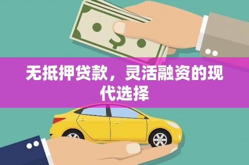 龙华新区无抵押贷款，灵活融资的现代选择