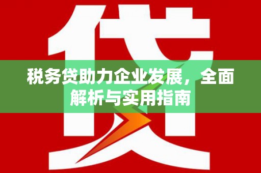 龙华新区税务贷助力企业发展，全面解析与实用指南
