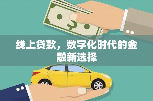 龙华新区线上贷款，数字化时代的金融新选择