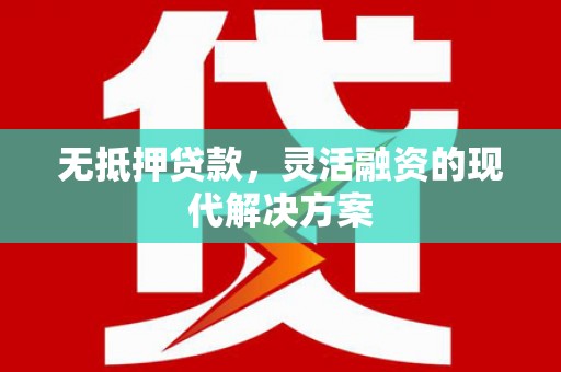 龙华新区无抵押贷款，灵活融资的现代解决方案