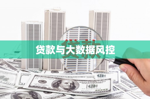 龙华新区贷款与大数据风控