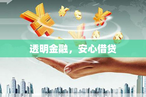 龙华新区透明金融，安心借贷